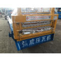 High speed double deck roofing and wall machine